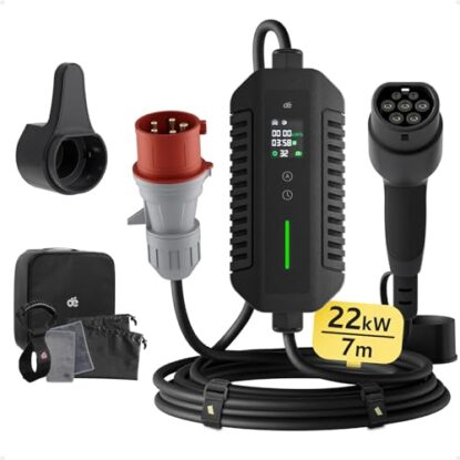 ELEGRP mobili elektromobilio įkrovimo stotelė 11–22 kW, Type 2